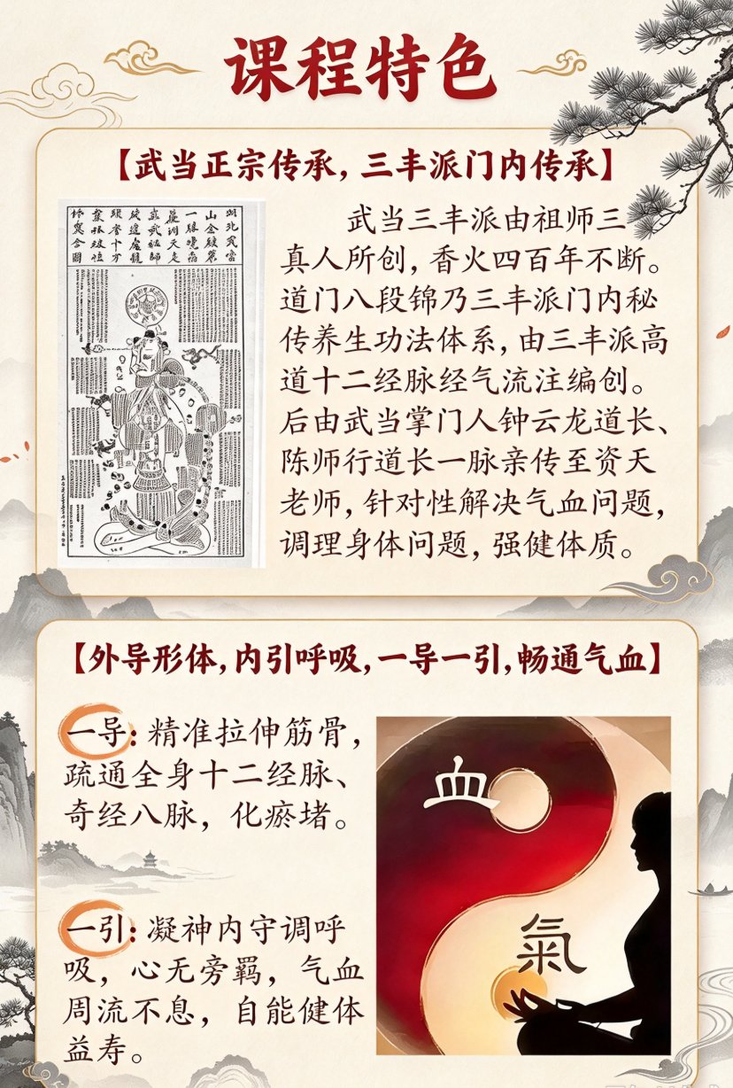 武当三丰派传承与一导一引功法原理